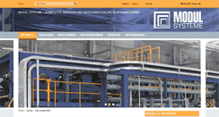 Desktop Screenshot of modulsysteme.com