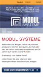 Mobile Screenshot of modulsysteme.com